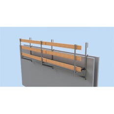 Cavity wall - concreting console