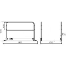 Aluminium and steel #trench bridge