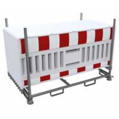 SET#with 20 panel fence#on stacking pallet