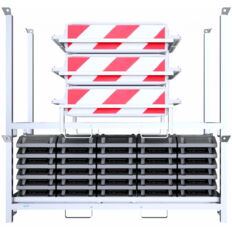 Storage and transport pallet#for 30 base plates