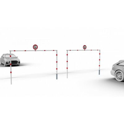 Height restriction barriers#pivotable#for casting in concrete