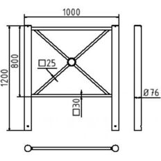 City fence element