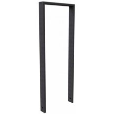 Lean-on hoop made of steel tube#Square tube, 80 x 20 mm