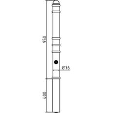 Ornamental bollard#Series 479B#Ø 76 mm