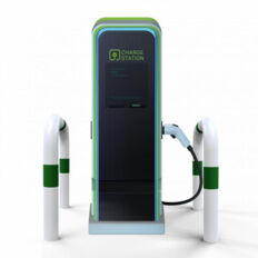 Impact protection bars #as e-charging post protection