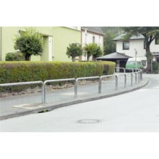 Universal hoop#of steel tube#Ø 76 x 2,6 mm#for casting in concrete