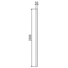 Sign post #made of steel #Ø 48.3 mm