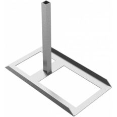 Sign stand #for holding 40 x 40 shaft tube#Device for 4 base plates