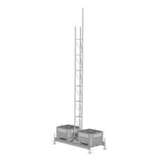 Set up device #for lattice tower