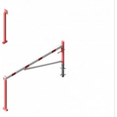 Swing barrier#with bracing tube and#pull rope reinforcement