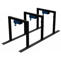 E-bike lean-on hoop#3 row system
