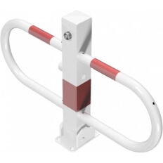 Car-park barrier#foldable with#triangular lock
