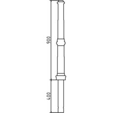 Aluminium ornamental bollard#series 490