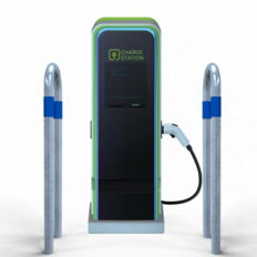 Barrier bracket #as e-charging station protection
