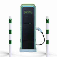 Barrier posts#as e-charging post protection