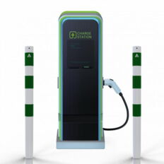 Barrier posts#as e-charging post protection