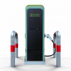 Impact protection bars #as e-charging post protection