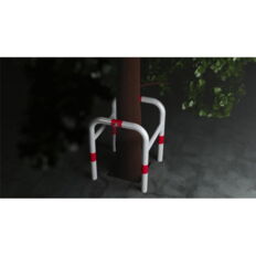 Anti-nudge hoop#for trees and posts