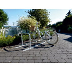 Bicycle lean-on rack#for plugging down