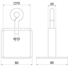 Sign clamp