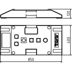 TL base plate #to K1 type NOX  #30 Kg