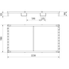 Storage and transport pallet#for 20 panel fences