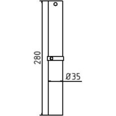 Adapter piece#for connecting two fences