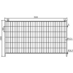 Mobile fence #"Profi"