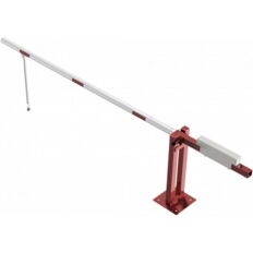Access barrier with counterweight#and swing post