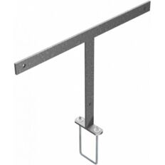 Holder for sign flat steel for sign Ø 450 mm