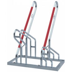 Bicycle stand #with lean-on hoop