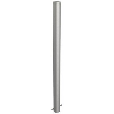 Stainless steel post#Ø 76 mm#with decorative ring