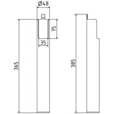 Sleeve #for concreting bracket