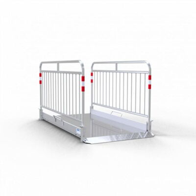 Aluminium#trench bridge#with safety railing