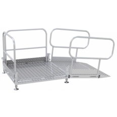 Mobile access ramp#made of aluminum