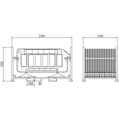 SET#with 20 barrier grids#on storage and transport crossbar