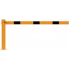 Compact hand barrier #with fixed support post