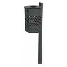 Free-standing litter bin, apporx. 50 l, with lid