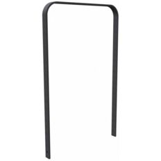 Lean-on hoop made of flat steel#50 x 12 mm#in bent design