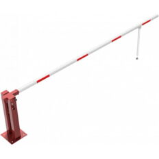 Manual barrier#with pneumatic spring#and hinged pole support