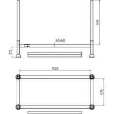 Pallet for crowd barriers