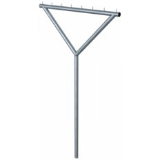 Laundry drying stand#Y-shape, made of steel tube#Ø 60 mm