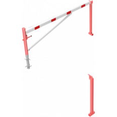 Swing barrier#with bracing tube and#pull rope reinforcement