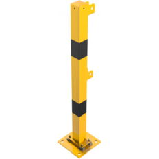 Fixed post#flexible, tiltable#with top and knee bars
