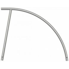 Stainless steel bicycle lean-on hoop#Ø 48 mm