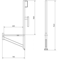 Cavity wall - concreting console