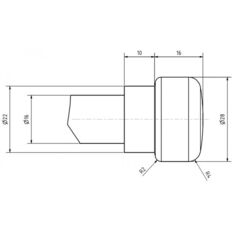 Fixing peg Type 1