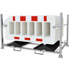 SET#with 20 barrier grids#on storage and transport crossbar