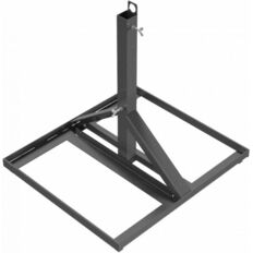 Sign stand #for holding 40 x 40 and 60 x 60 shaft tubes#Device for 4 base plates per side