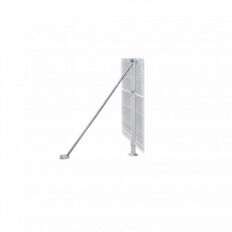 Mobile fence support strut #incl. base plate